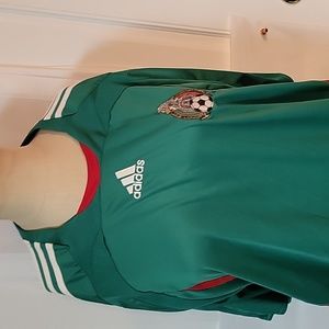 Adidas Mexico National Soccer Team Home Seleccion Mexicana jersey.